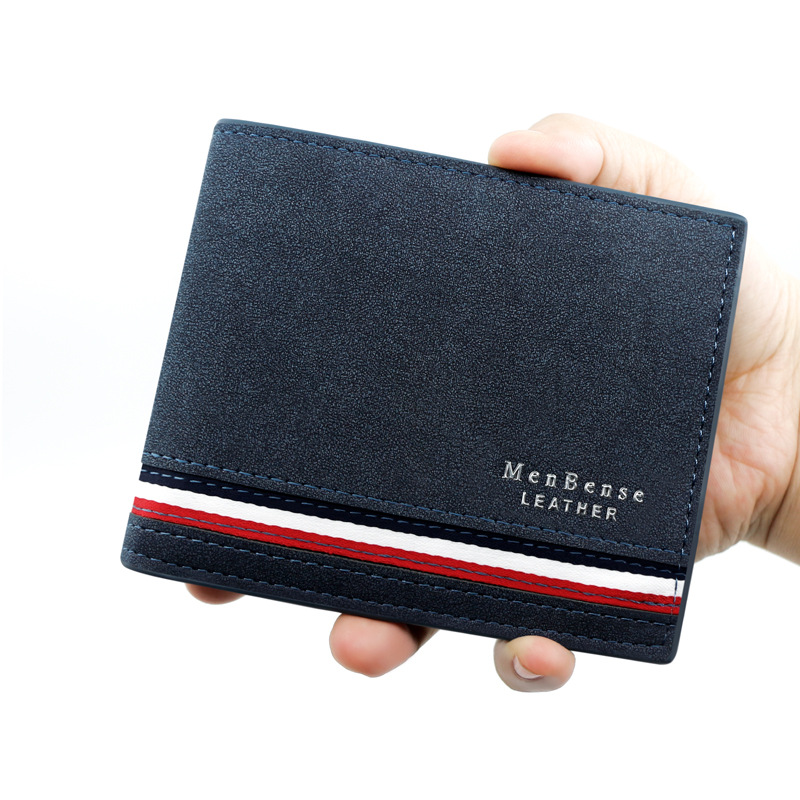 Luxury Lifestyle Photography - Short Men Wallets Zipper Coin Pocket