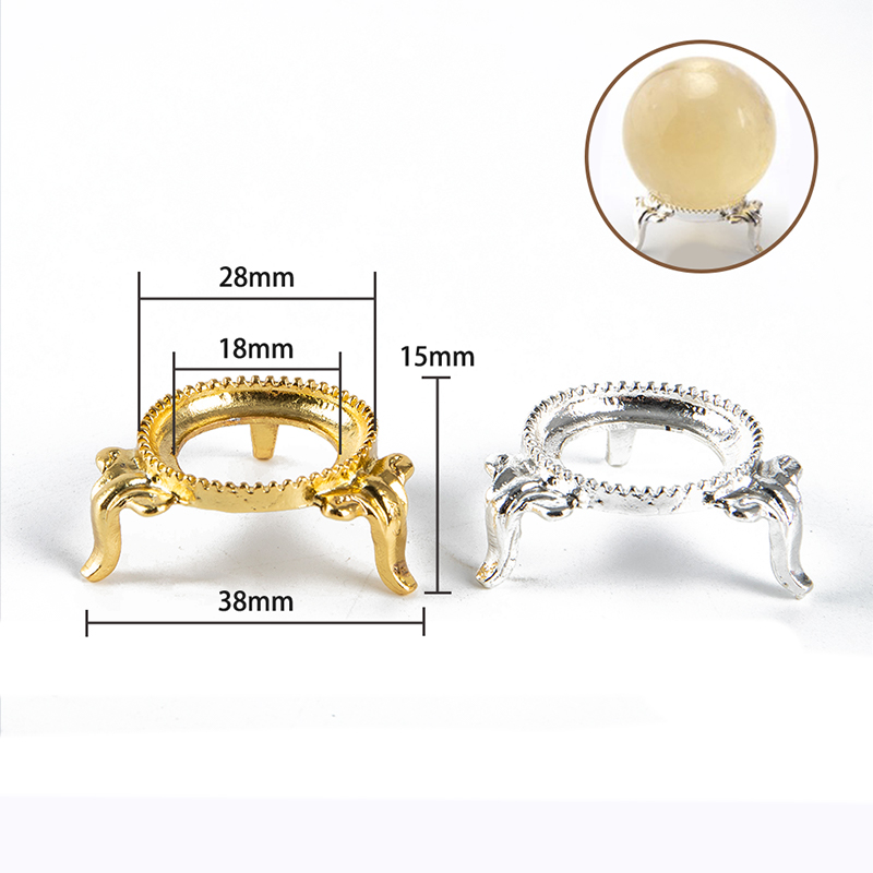 Crystal Ball Decor - Metal Display Stand Holder for Crystal
