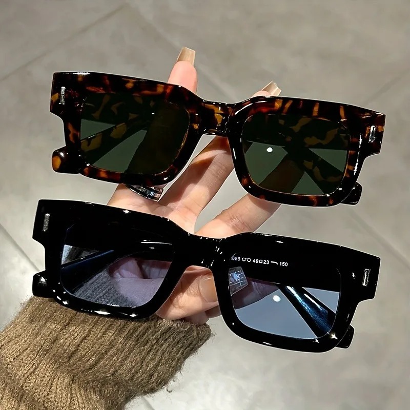 Luxury Lifestyle Store - Luxurious Rectangle Sunglasses Women Men Fashion