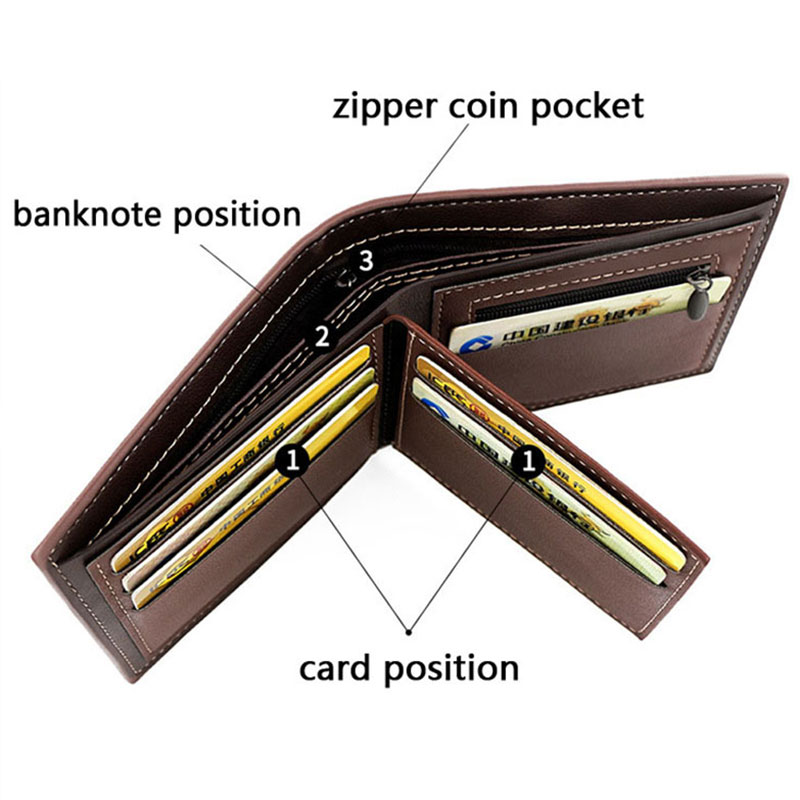 Short Men Wallets Zipper Coin  - Luxury Lifestyle Photography 评论和价格