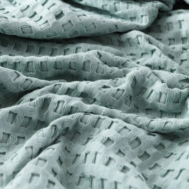 Premium Pure Cotton Waffle Wea - Cashmere Throw Blanket 评论和价格