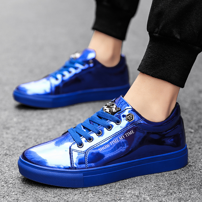Luxury Men Casual Sneakers Blu - Luxury Men Lifestyle 评论和价格