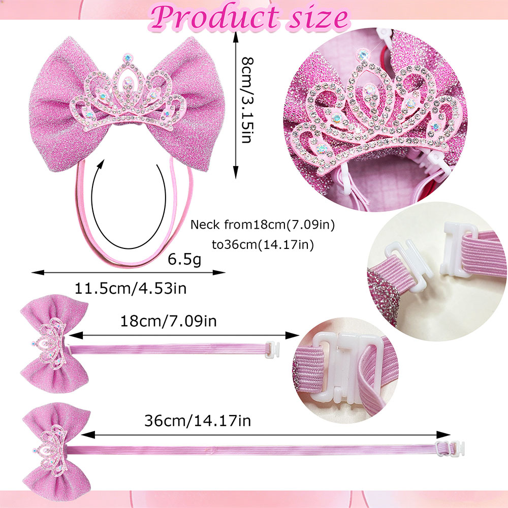 1PC Diamonds Dog Hair Bows Ela - Luxury Lifestyle Photography 评论和价格