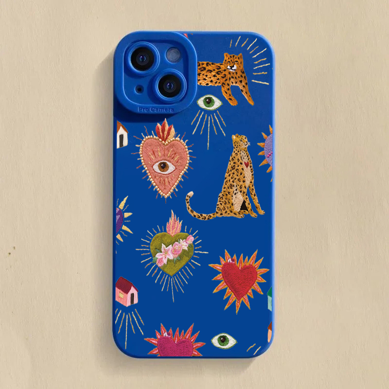 Floral Leopard Eyes Phone Case - Samsung Galaxy S24 评论和价格
