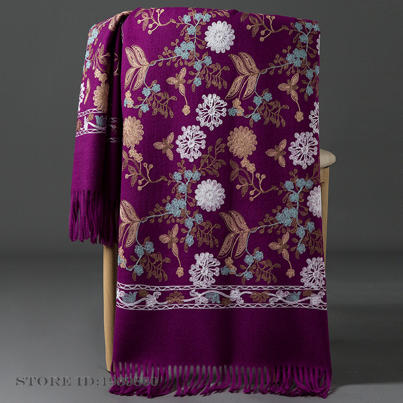 Women's Cashmere Pashmina Scar - Cashmere Throw Blanket 评论和价格