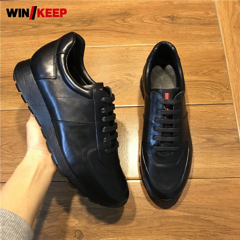 Men Genuine Leather Shoes Wint - Luxury Men Lifestyle 评论和价格