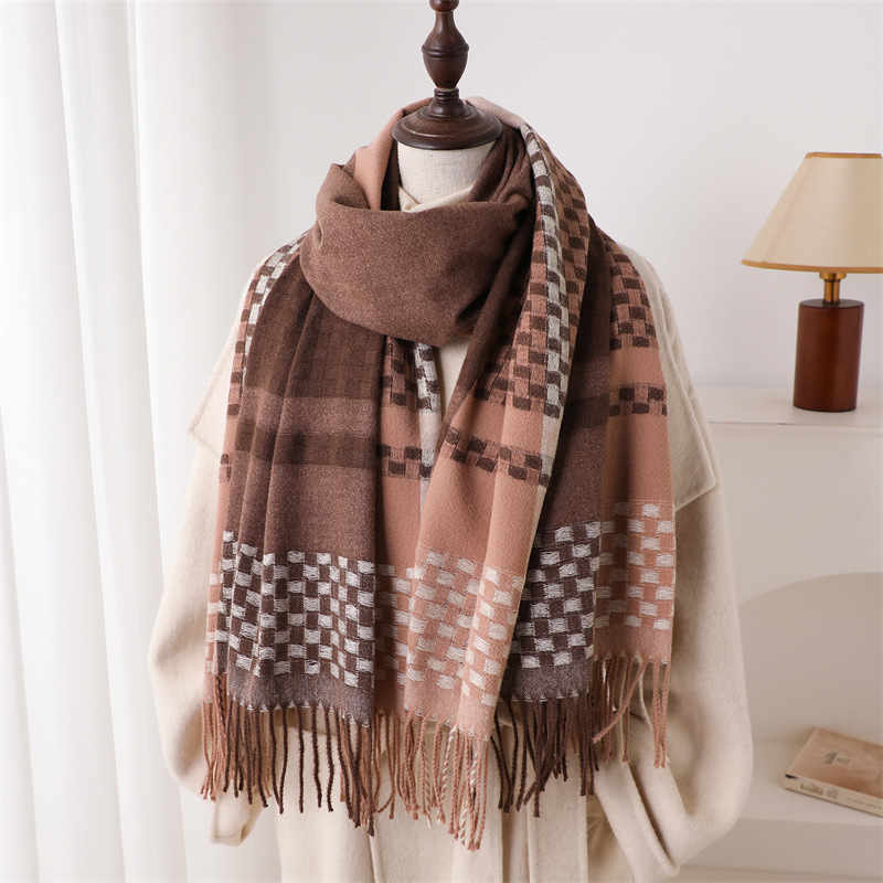 Luxury Brand Cashmere Women Pl - Cashmere Throw Blanket 评论和价格