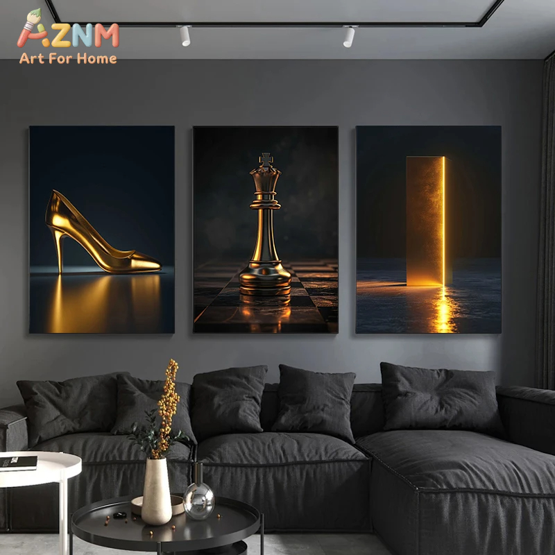 AZNM Luxury Gold Themed Framel - Luxury Lifestyle Photography 评论和价格