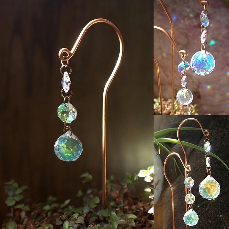 1Pcs Garden Lawn Decoration Su - Crystal Ball Decor 评论和价格