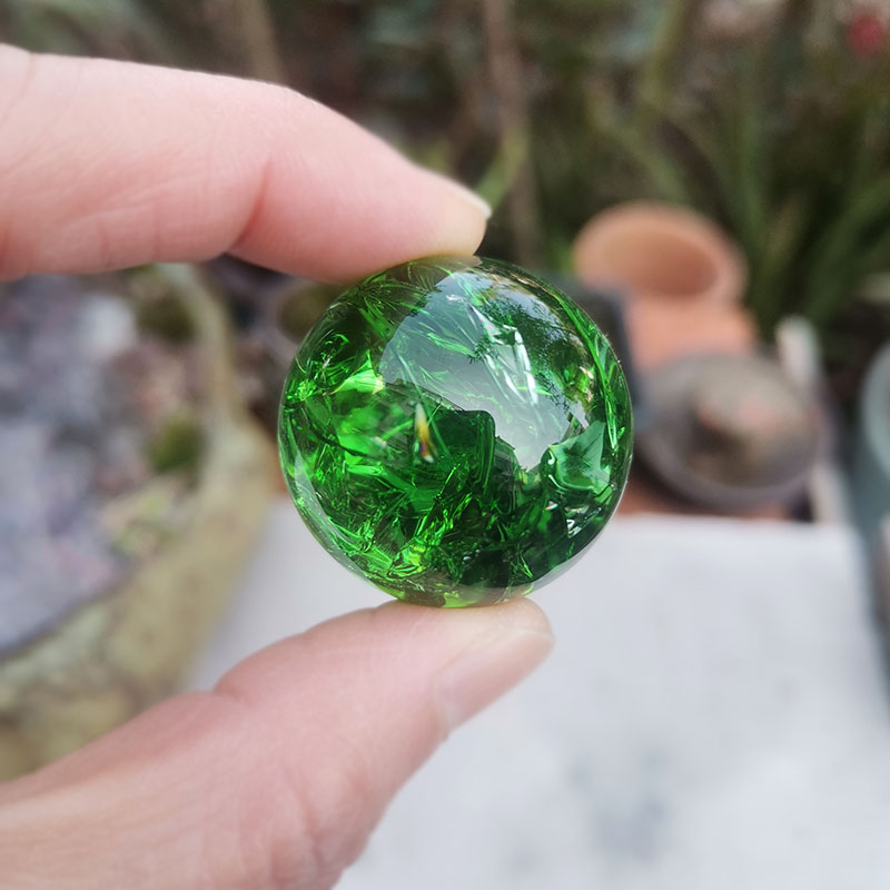9colors 30mm Crystal Ice Crack - Crystal Ball Decor 评论和价格