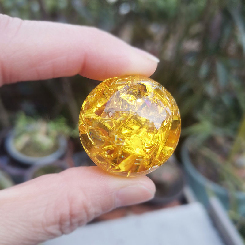 9colors 30mm Crystal Ice Crack - Crystal Ball Decor 评论和价格