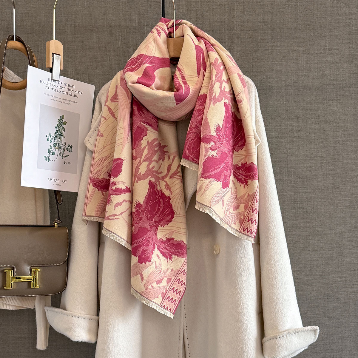 Autumn Cashmere Scarf for Wome - Cashmere Throw Blanket 评论和价格