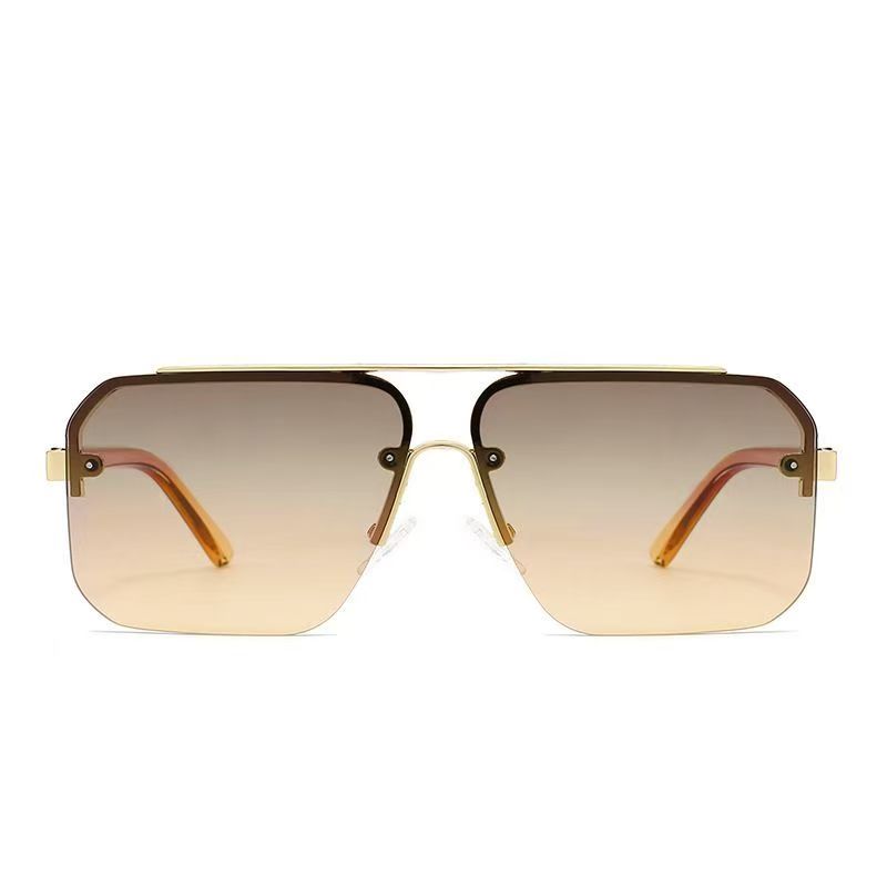 New Gradient Half-frame Sungla - Luxury Lifestyle Store 评论和价格