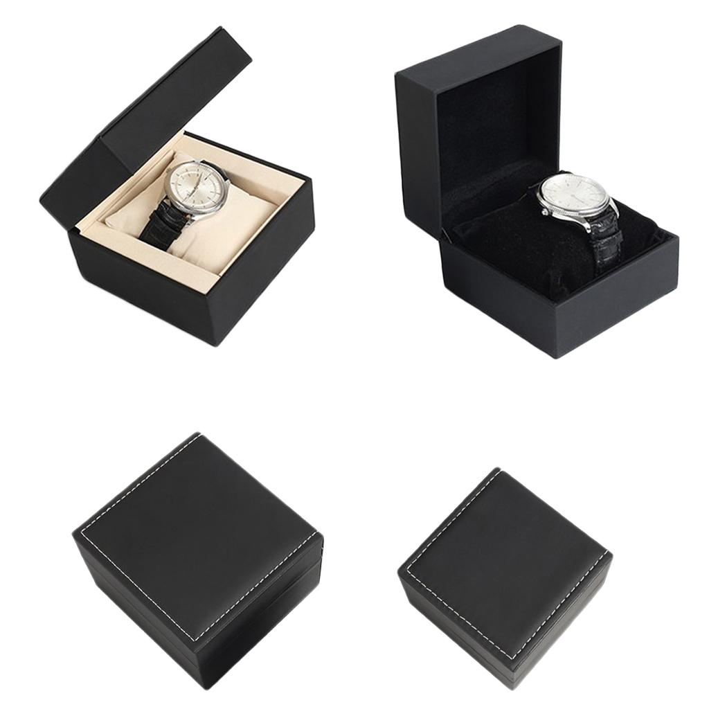 PU Leather Men Watch Box Organ - Velvet Jewelry Box 评论和价格